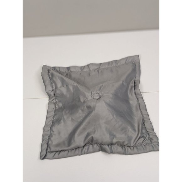 Baby Elephant Lovey Security Blanket Grey White Soft NWT Carters 15" Square - Picture 5 of 5